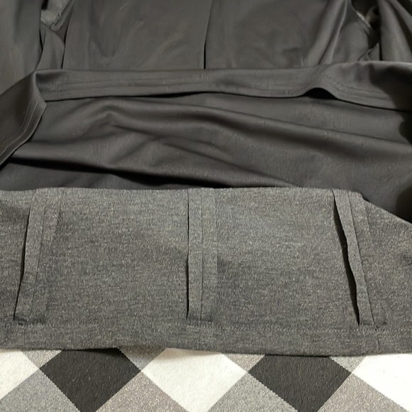 Joseph Ribkoff Long Open Front Lined Jacket Fur Cuffs Cardigan Blazer Coat 8 - Picture 16 of 16